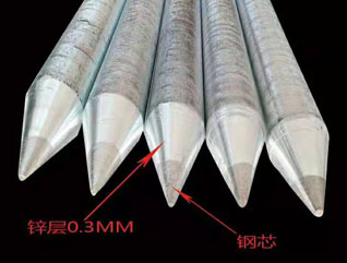 φ20*2500mm鋅包鋼接地極